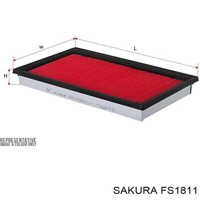 Фильтр тонкой очистки топлива Sakura FS1811 цена, от 5.99 USD