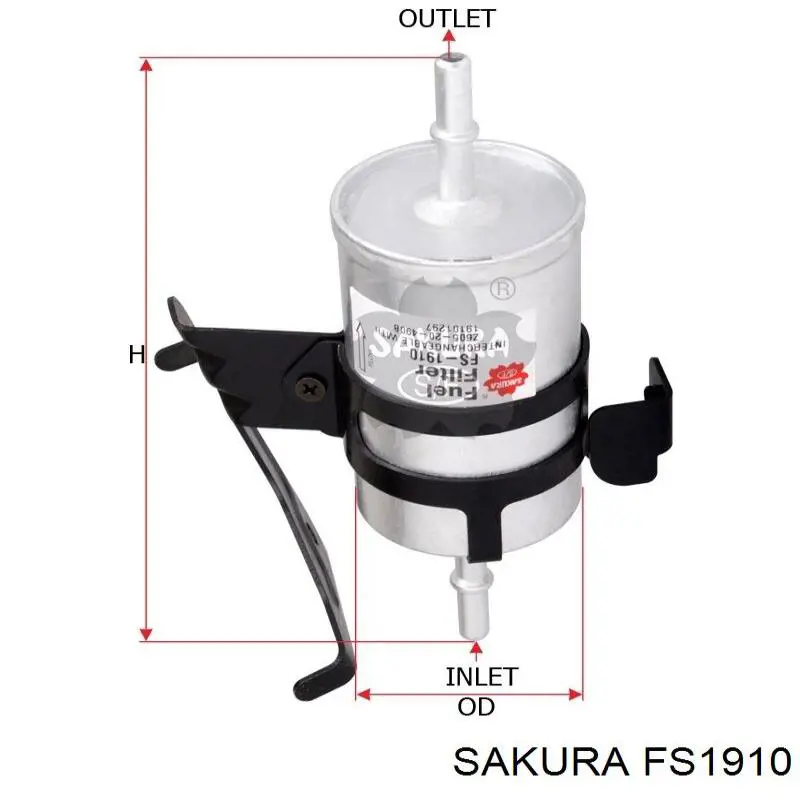 FS1910 Sakura топливный фильтр