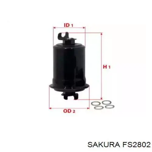 FS2802 Sakura топливный фильтр