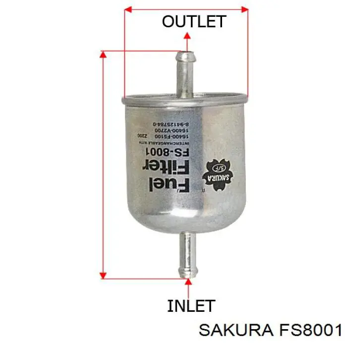 FS8001 Sakura топливный фильтр