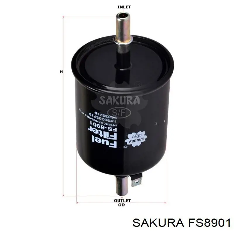 FS8901 Sakura топливный фильтр