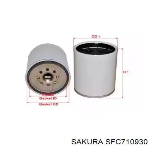 Фильтр тонкой очистки топлива Sampiyon CS1655M цена, от 14.01 USD