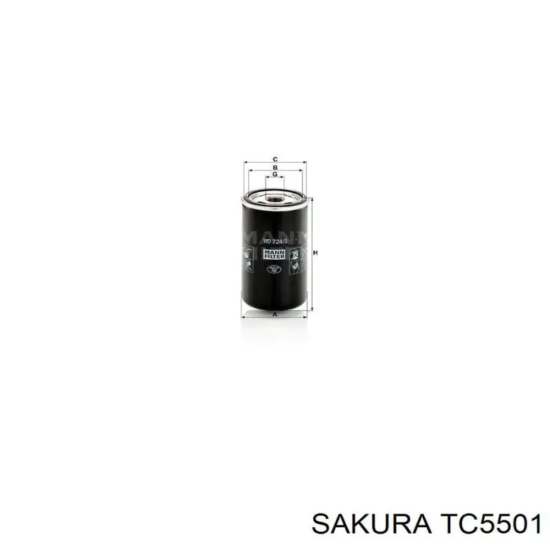 TC5501 Sakura фильтр гидравлической системы