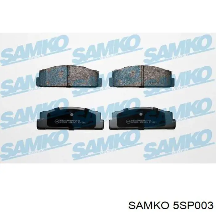 5SP003 Samko Колодки передние