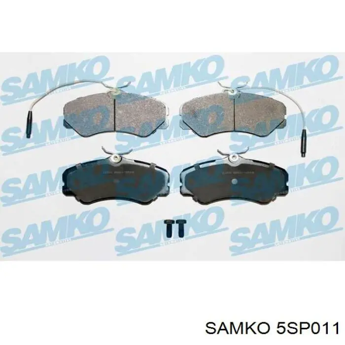 5SP011 Samko колодки тормозные передние дисковые
