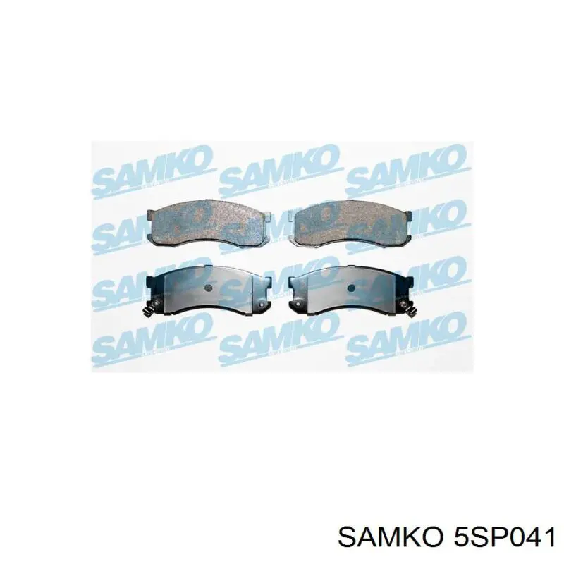 Передние тормозные колодки 5SP041 Samko