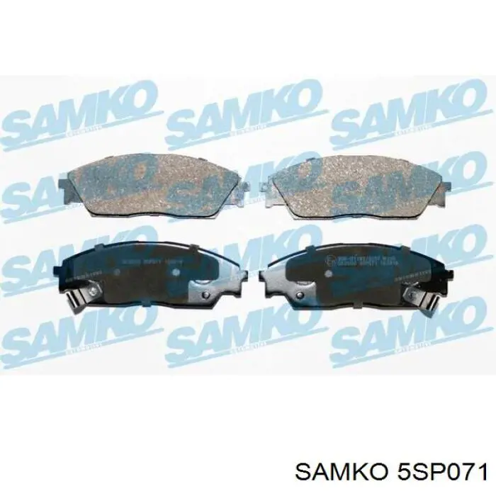 5SP071 Samko колодки тормозные передние дисковые