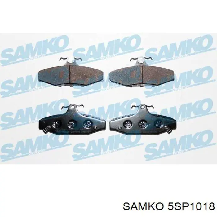 Задние тормозные колодки 5SP1018 Samko