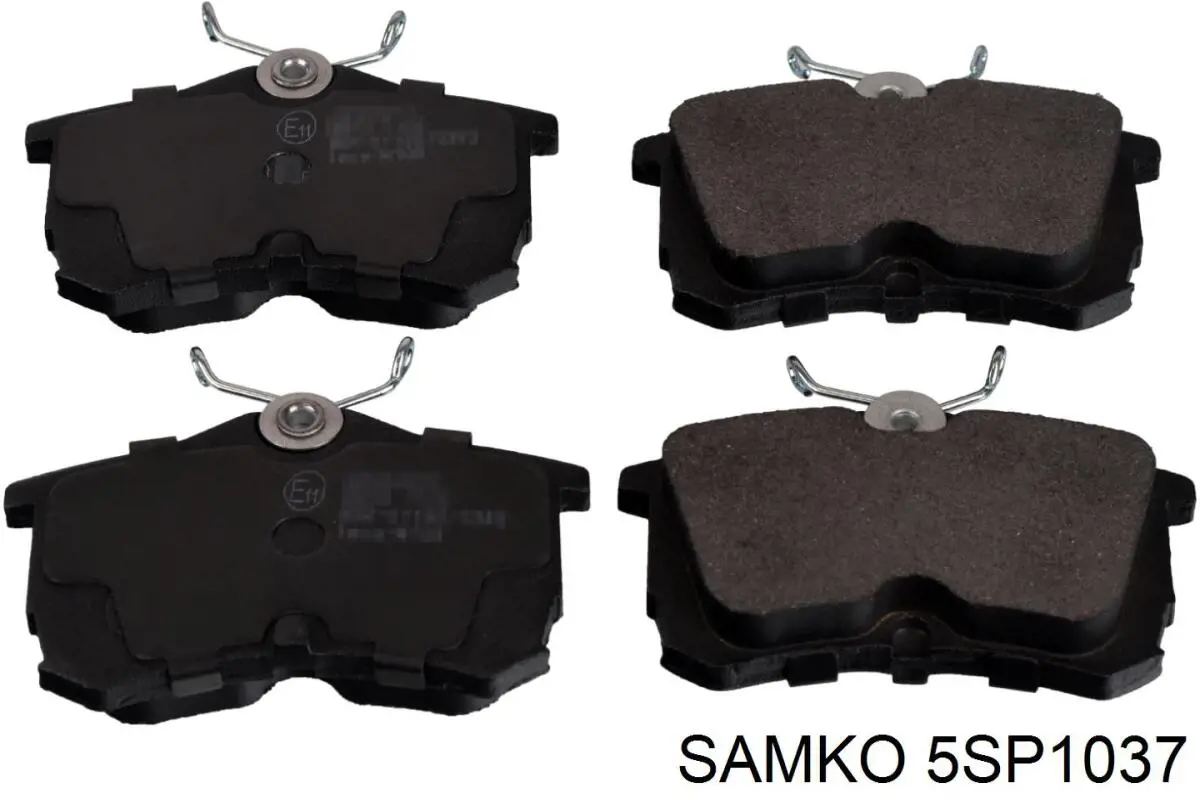 Купить 5SP1037 Samko Колодки тормозные задние, дисковые