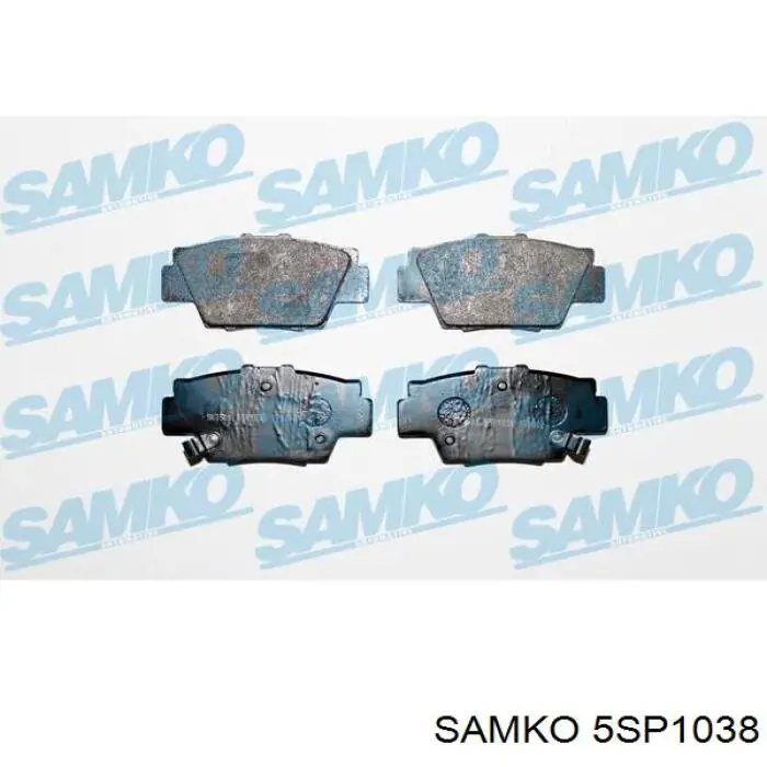 Задние тормозные колодки 5SP1038 Samko