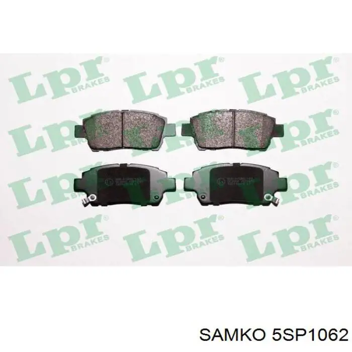 Передние тормозные колодки 5SP1062 Samko