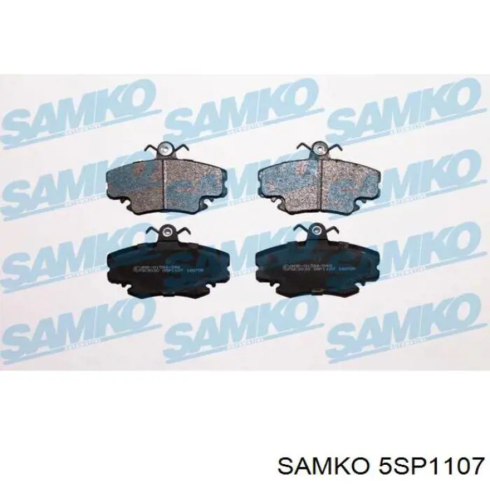 5SP1107 Samko колодки тормозные передние дисковые