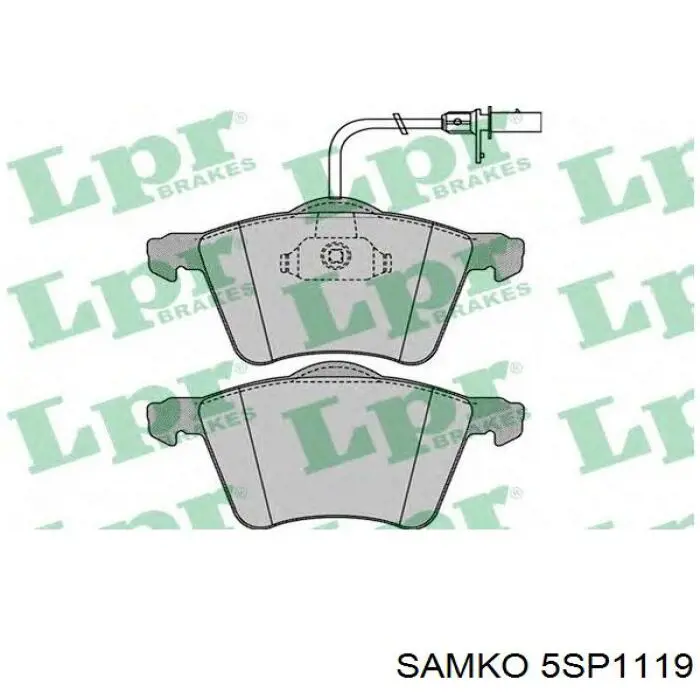 Колодки Samko 5SP1119 цена, от 21.86 USD