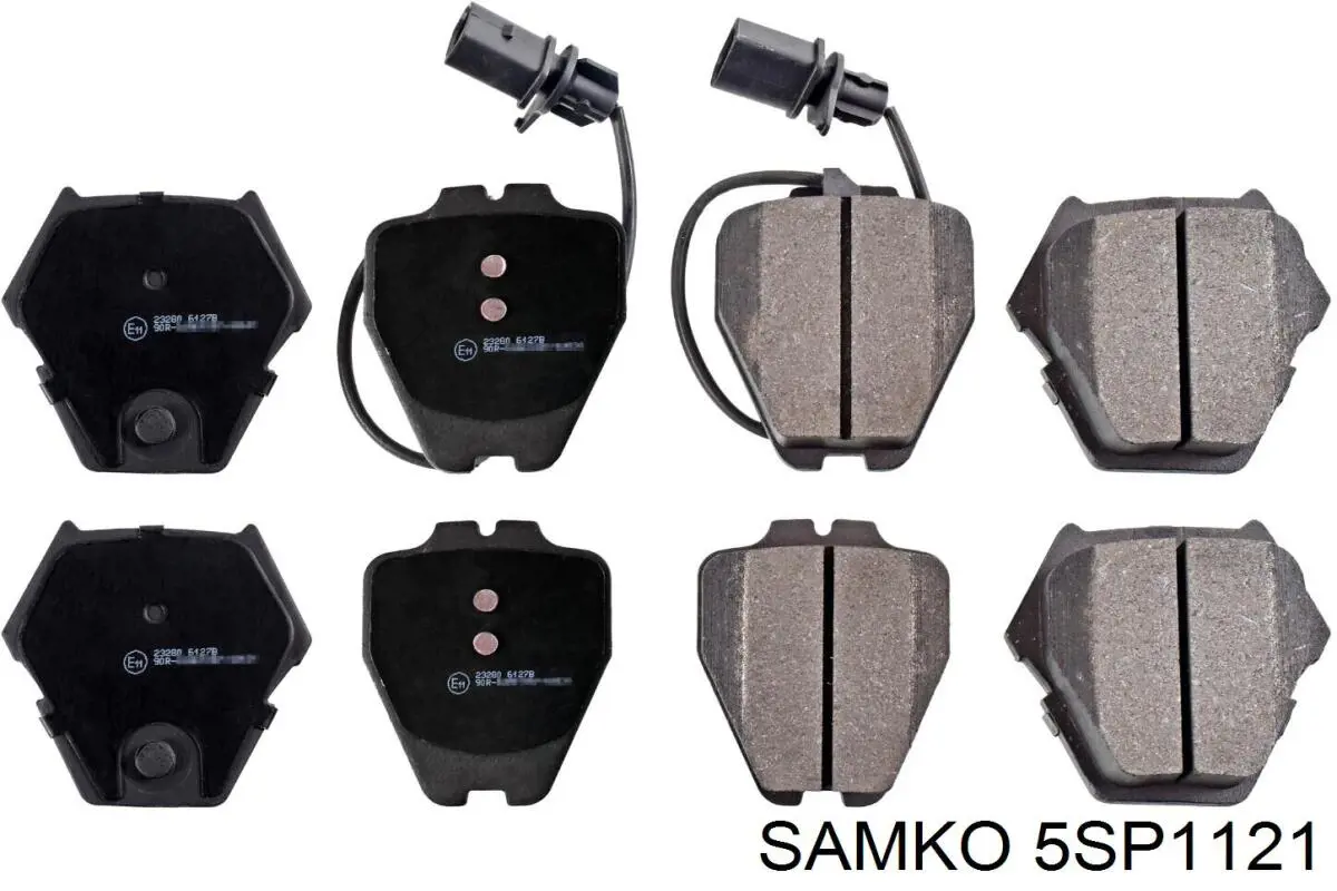 Передние тормозные колодки 5SP1121 Samko