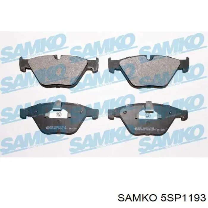 5SP1193 Samko колодки тормозные передние дисковые