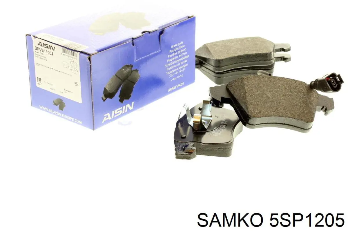 Колодки Samko 5SP1205 цена, от 26.40 USD