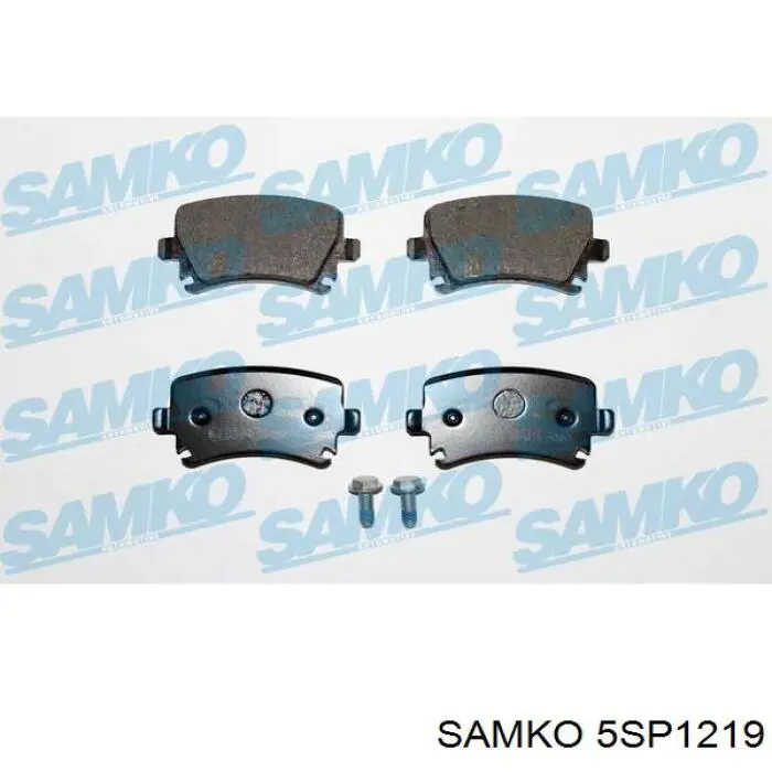 5SP1219 Samko колодки тормозные задние дисковые