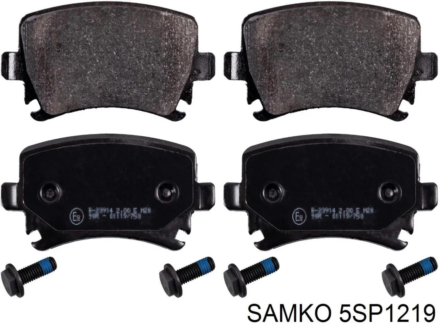 Купить 5SP1219 Samko Колодки тормозные задние, дисковые