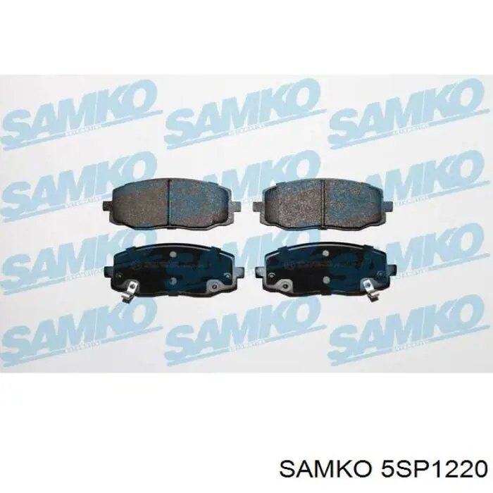 5SP1220 Samko колодки тормозные передние дисковые