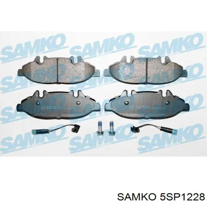 Колодки тормозные передние дисковые SAMKO 5SP1228