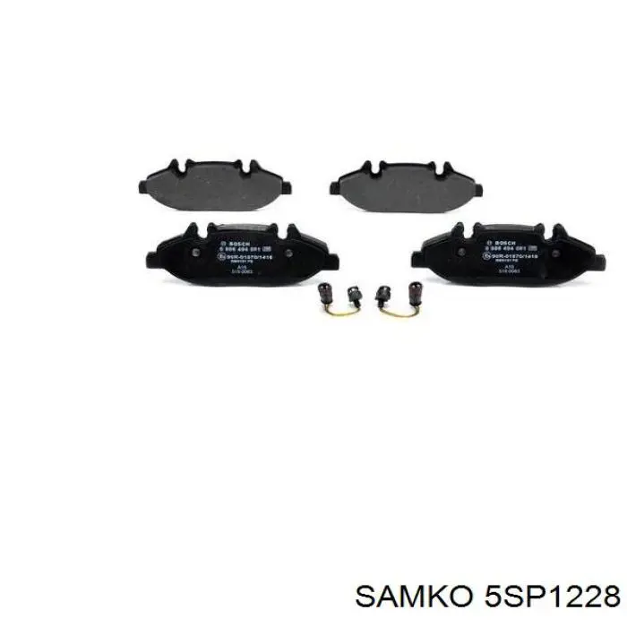 Колодки Samko 5SP1228 цена, от 26.83 USD