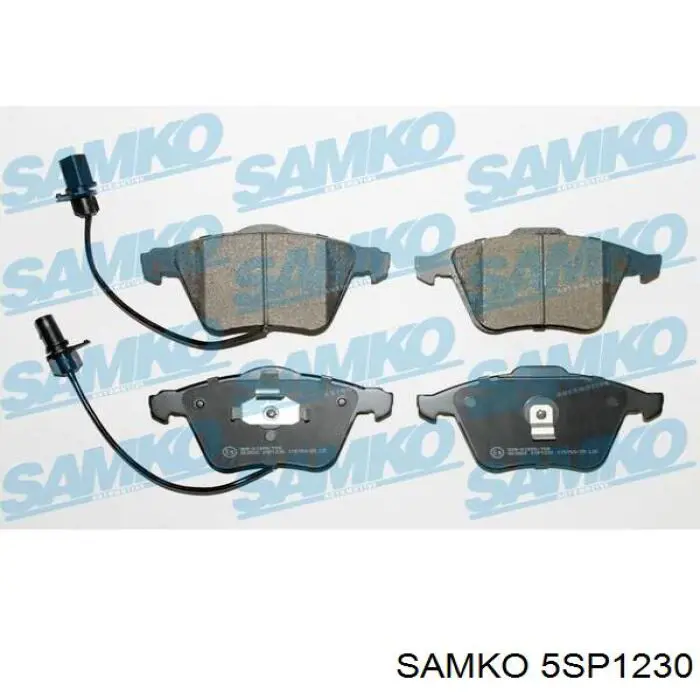 Передние тормозные колодки 5SP1230 Samko