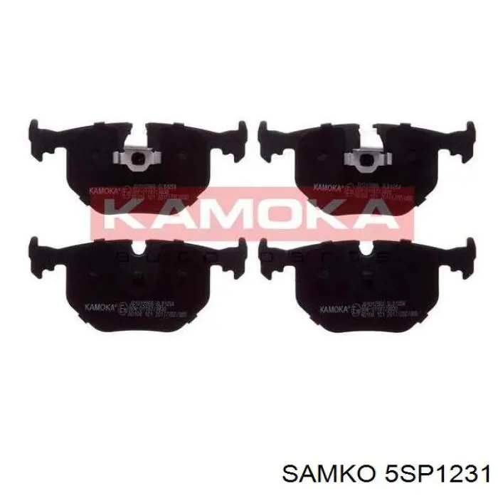 Задние дисковые колодки Samko 5SP1231