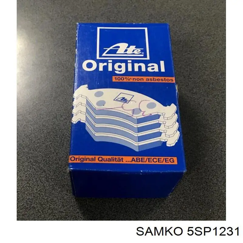 Купить 5SP1231 Samko Колодки тормозные задние, дисковые