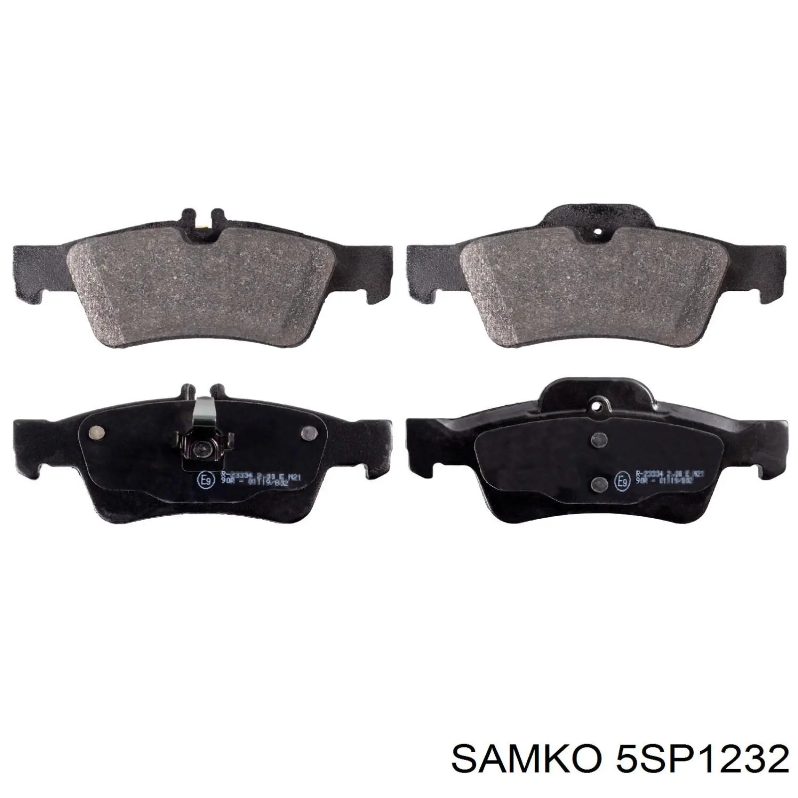 Купить 5SP1232 Samko Колодки тормозные задние, дисковые