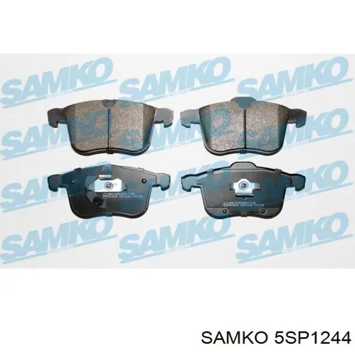 Передние тормозные колодки 5SP1244 Samko