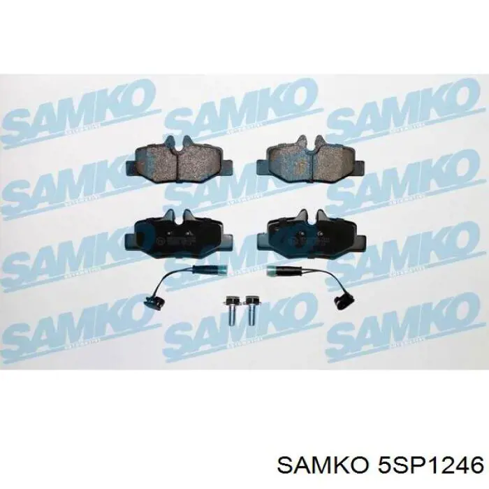 Задние тормозные колодки 5SP1246 Samko