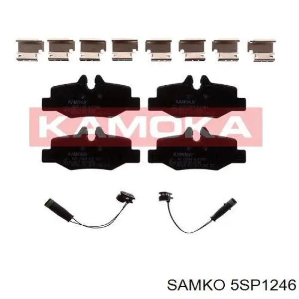 Колодки дисковые  Samko 5SP1246 цена, от 16.38 USD