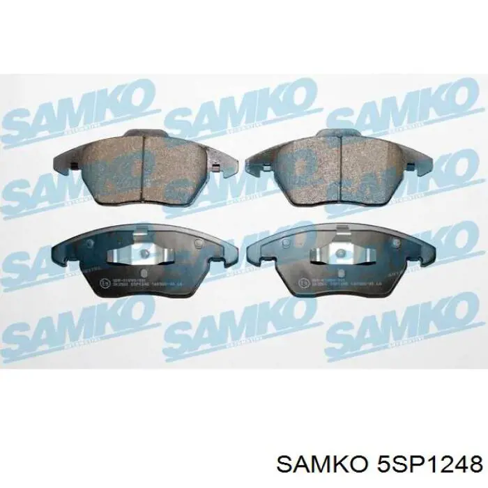 5SP1248 Samko колодки тормозные передние дисковые