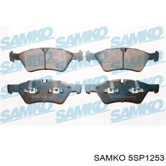 5SP1253 Samko колодки тормозные передние дисковые