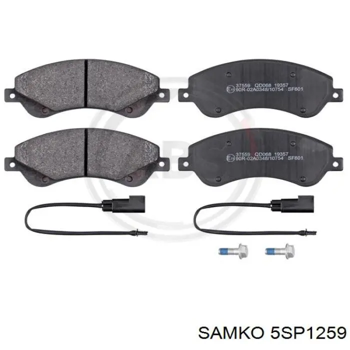 Колодки Samko 5SP1259 цена, от 31.09 USD