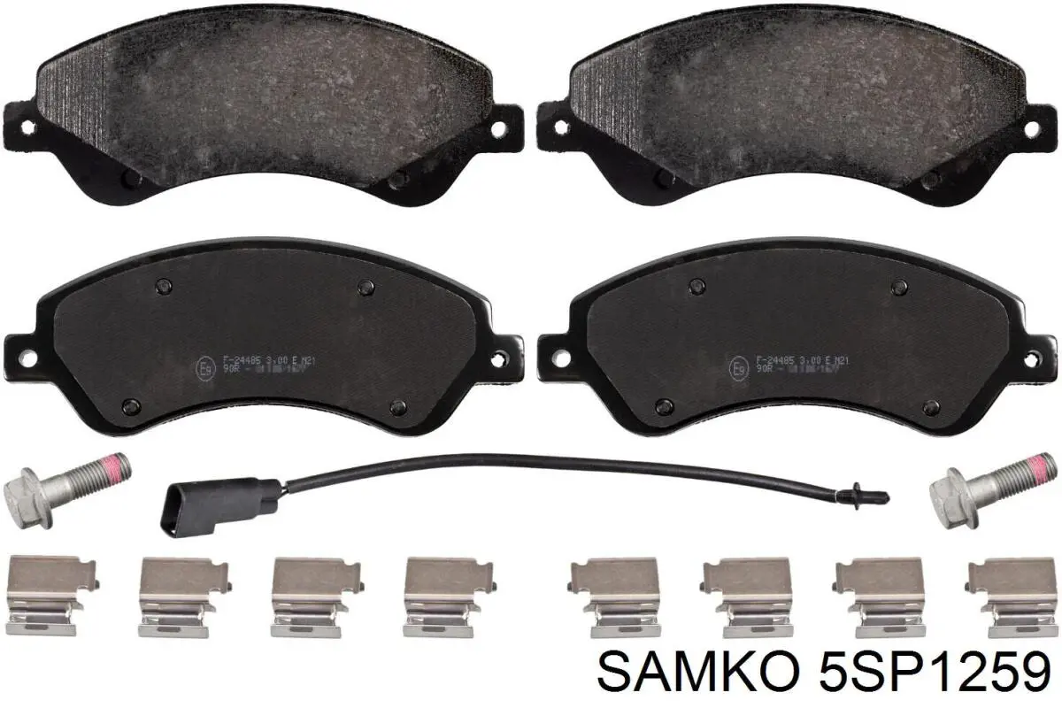 Купить 5SP1259 Samko Колодки тормозные