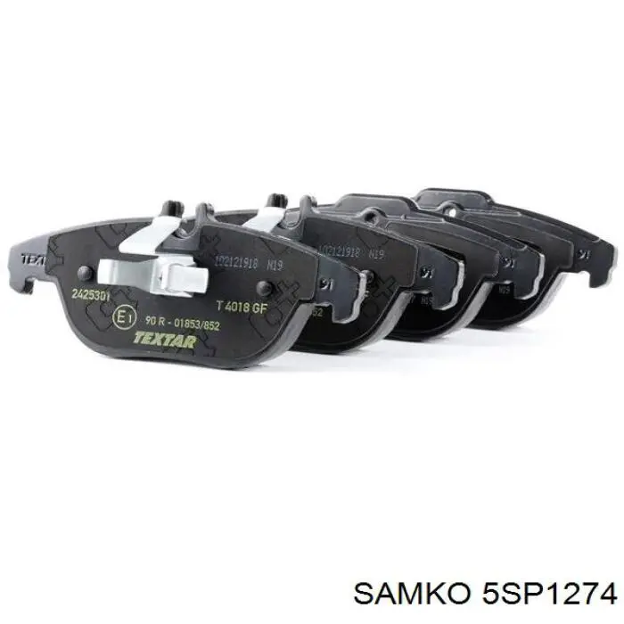 5SP1274 Samko колодки тормозные задние дисковые