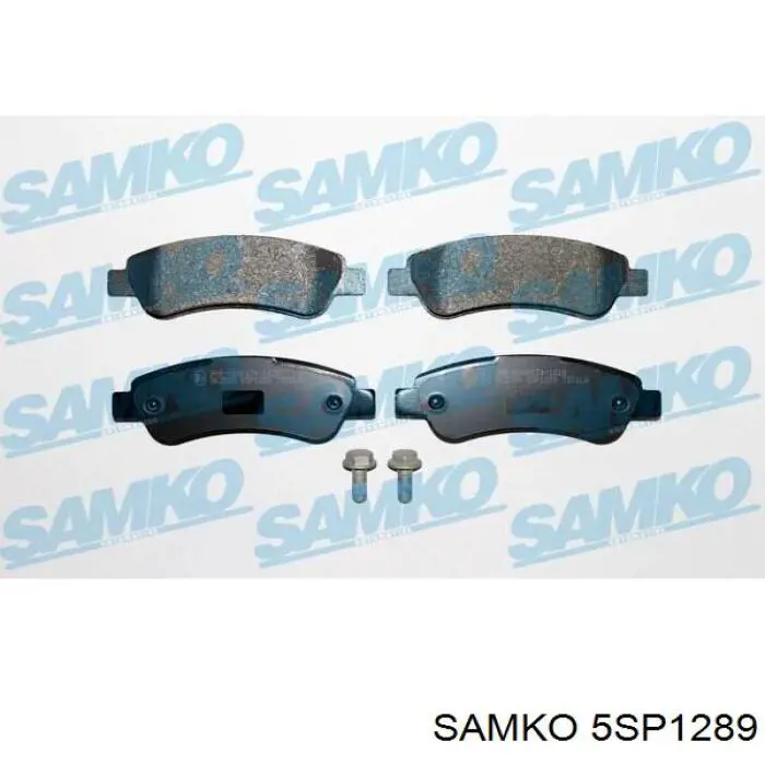 5SP1289 Samko колодки тормозные задние дисковые