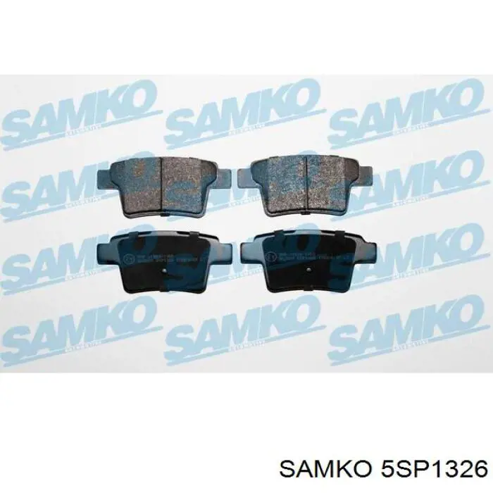 Задние тормозные колодки 5SP1326 Samko