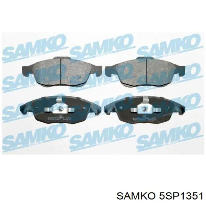 5SP1351 Samko Колодки передние