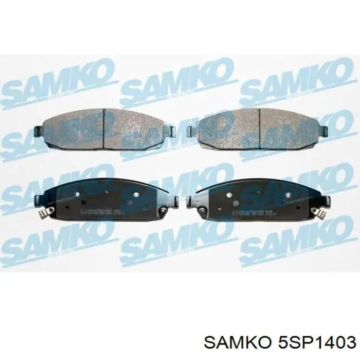 Передние тормозные колодки 5SP1403 Samko