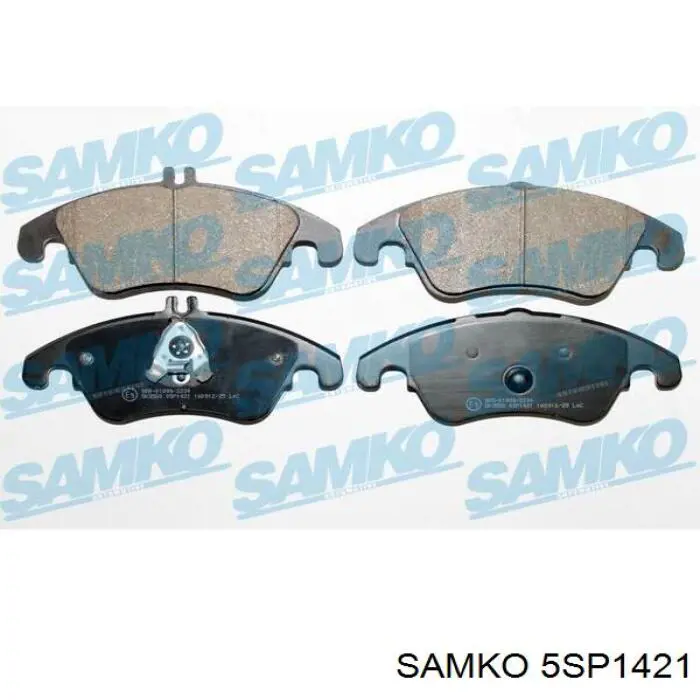 5SP1421 Samko колодки тормозные передние дисковые