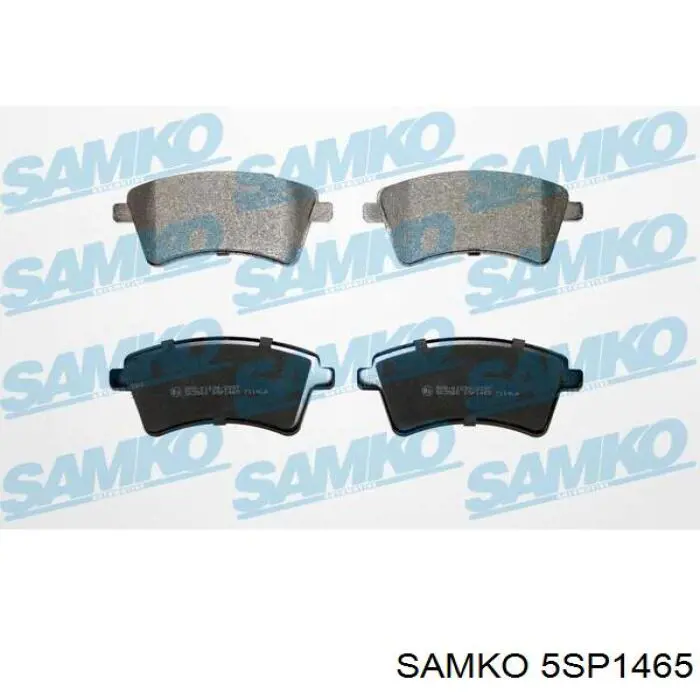 Передние тормозные колодки 5SP1465 Samko