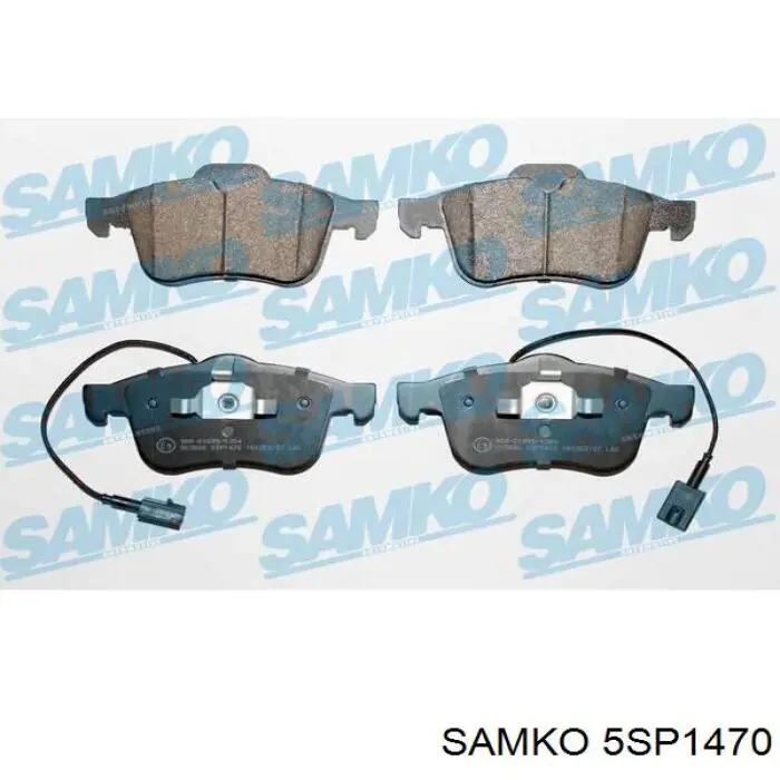 Передние тормозные колодки 5SP1470 Samko