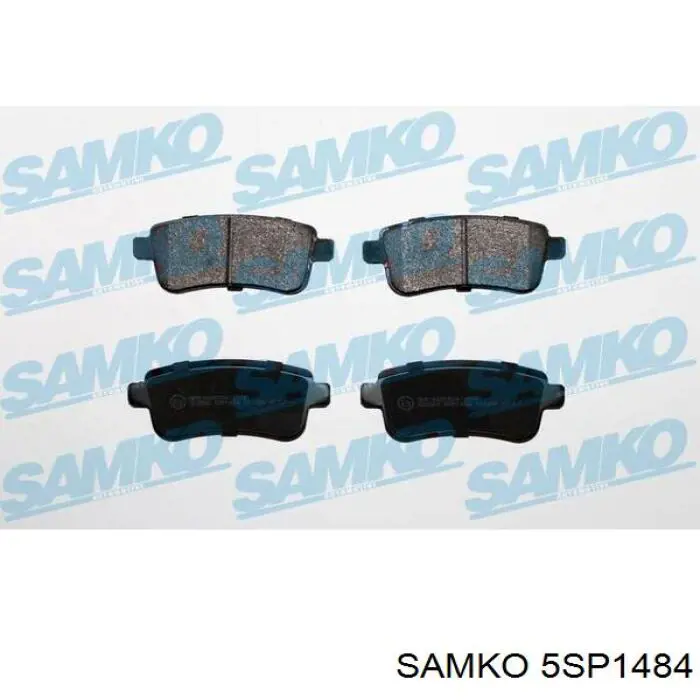 5SP1484 Samko колодки тормозные задние дисковые