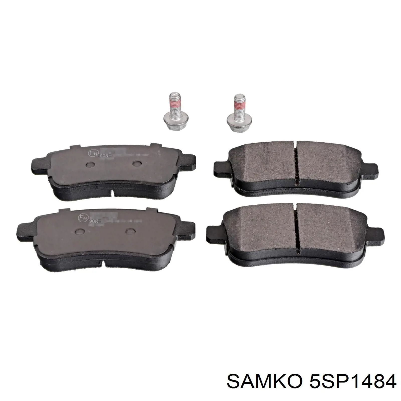 Купить 5SP1484 Samko Колодки тормозные задние, дисковые