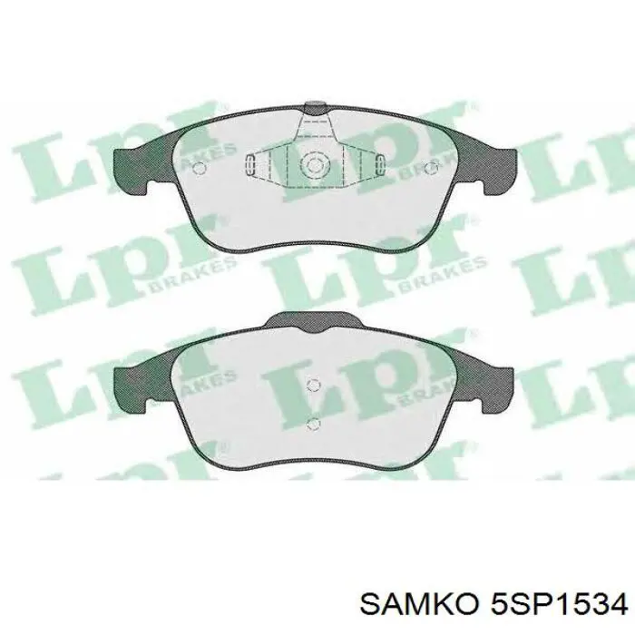 Купить 5SP1534 Samko Колодки тормозные