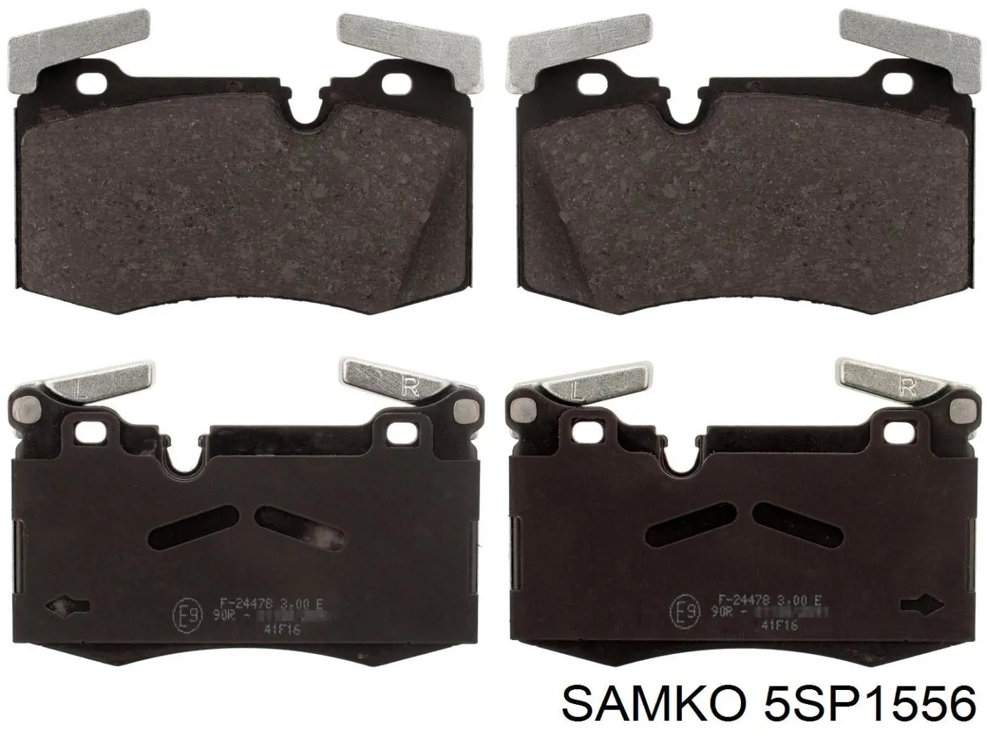 5SP1556 Samko колодки тормозные передние дисковые