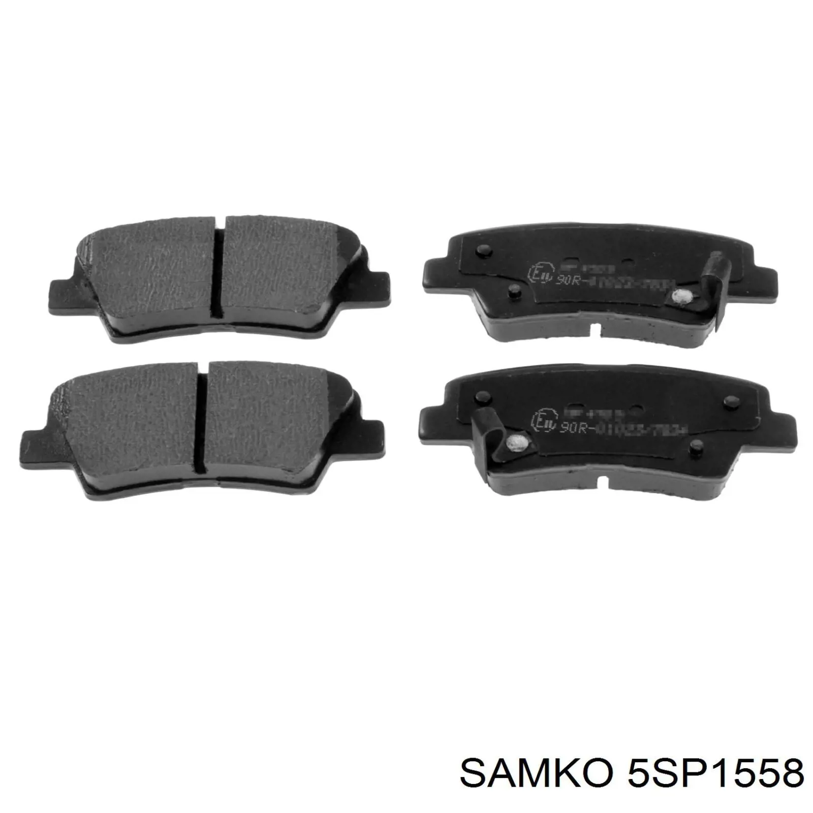 Колодки дисковые  Samko 5SP1558 цена, от 17.47 USD