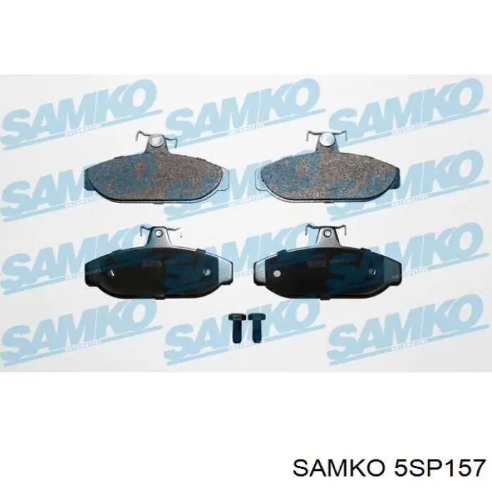 5SP157 Samko колодки тормозные передние дисковые
